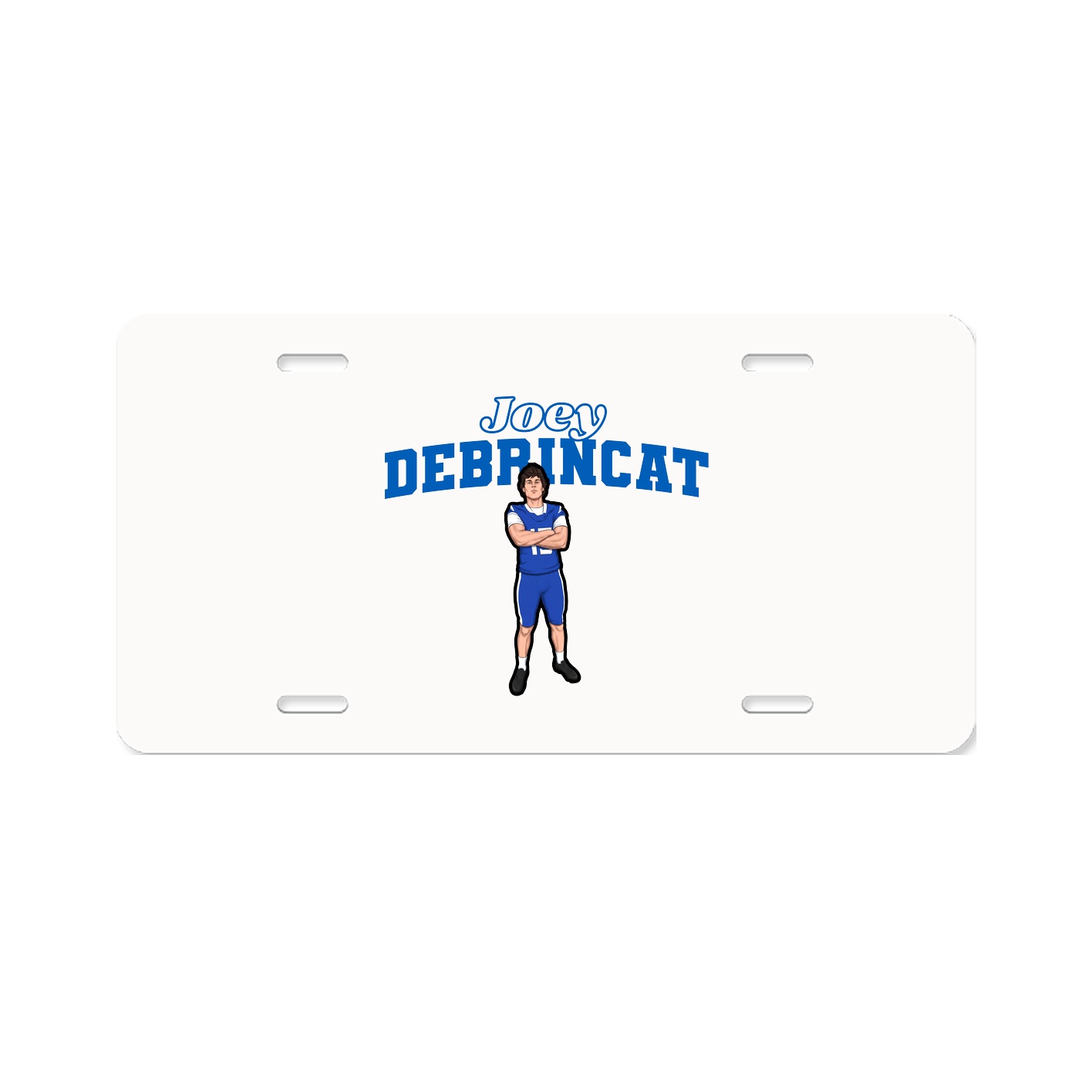 License Plate — Name Arch in Classic