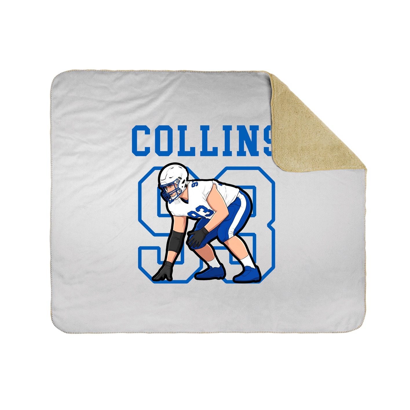 Throw Blanket — Shirsey in White