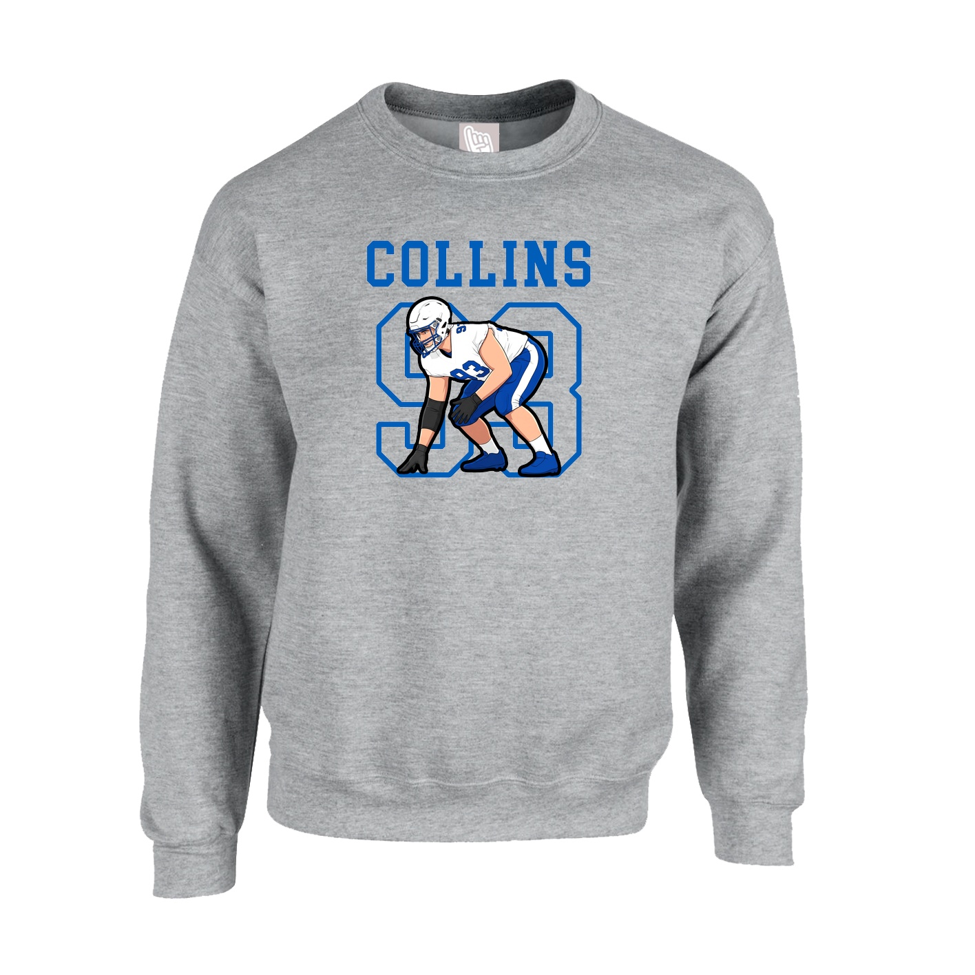Fleece Crew — Shirsey in Grey