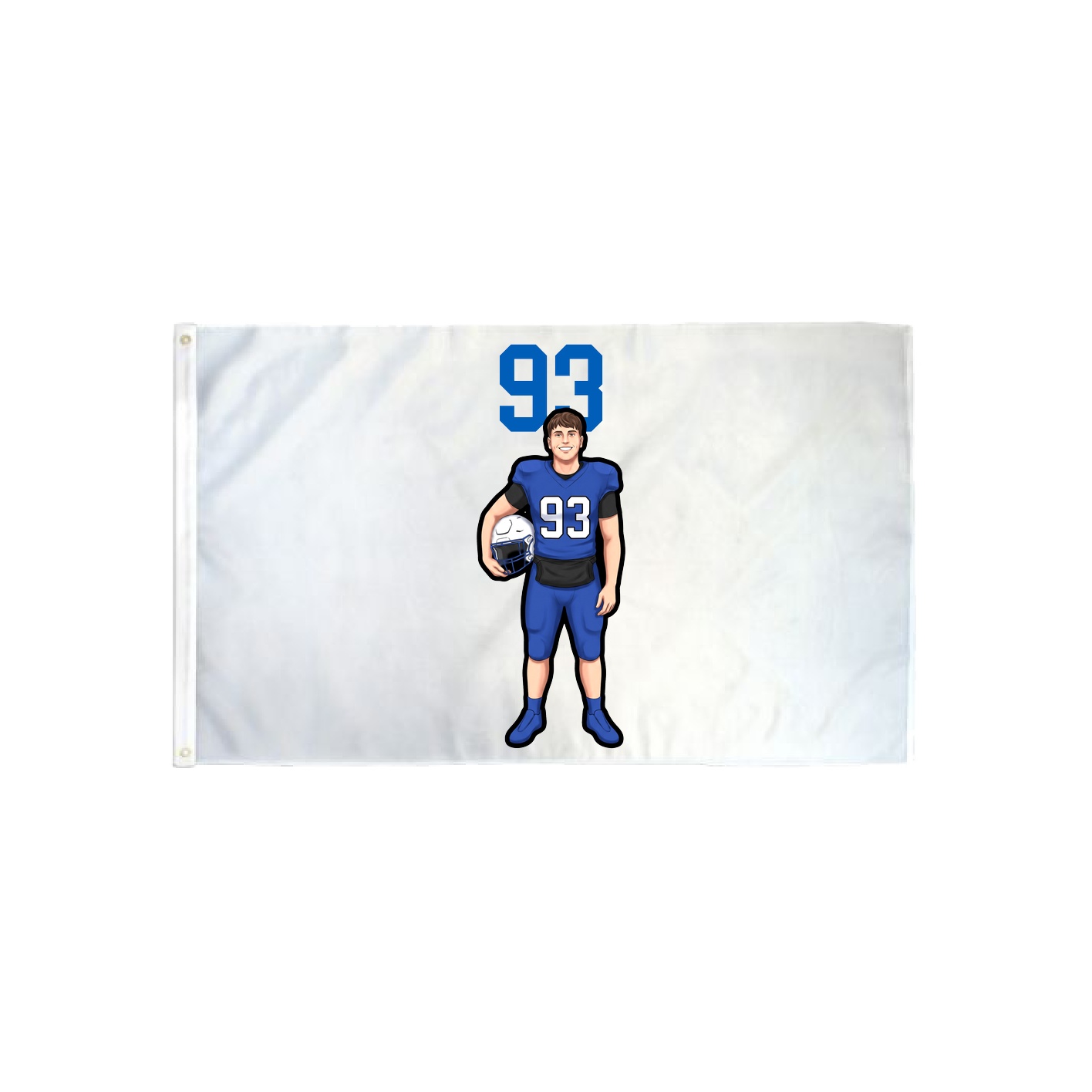 3x5 Flag — Number Top in Classic