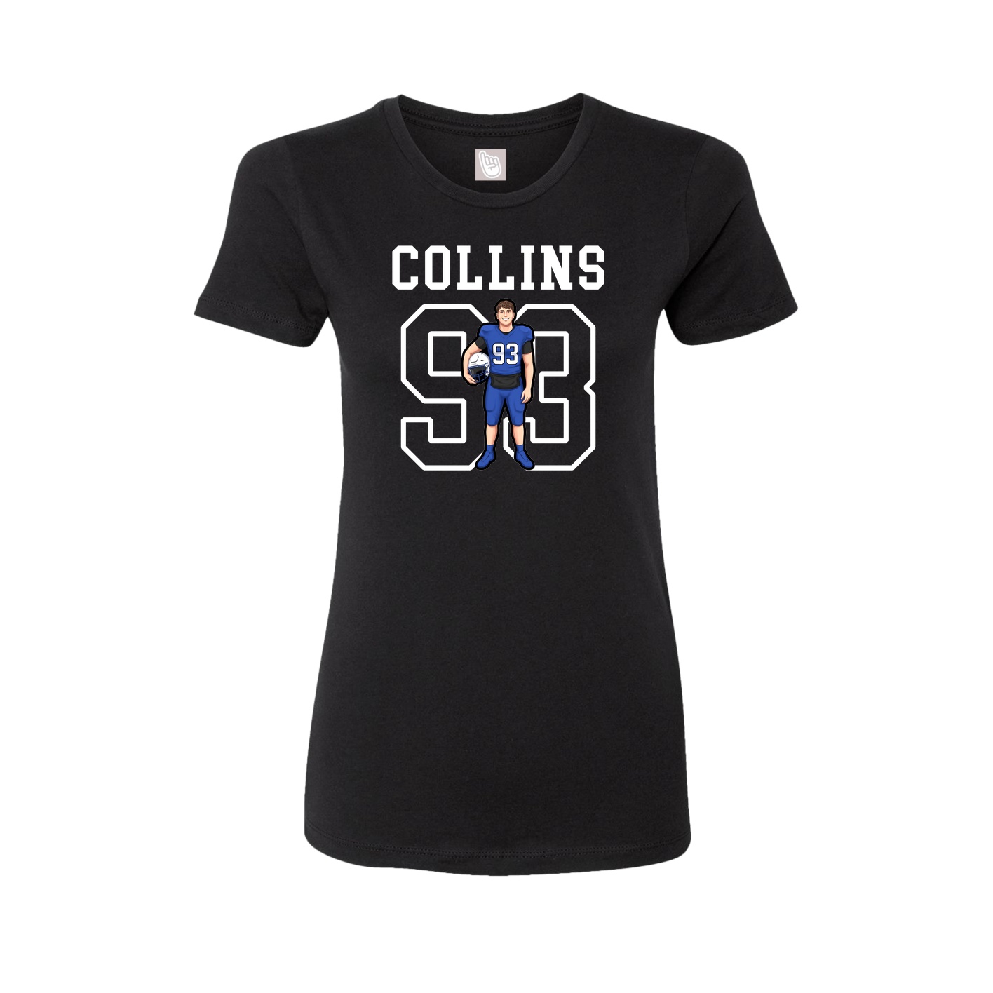 Fitted Women's Tee — Shirsey in Black