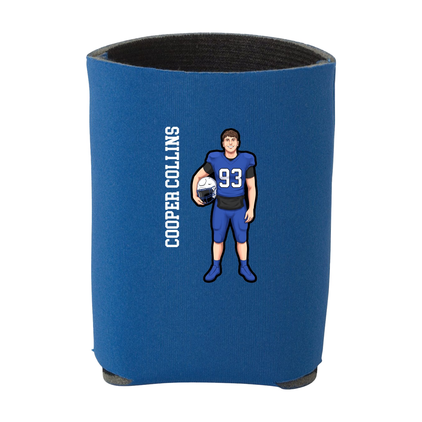 Can Holder — Name Vertical in Royal