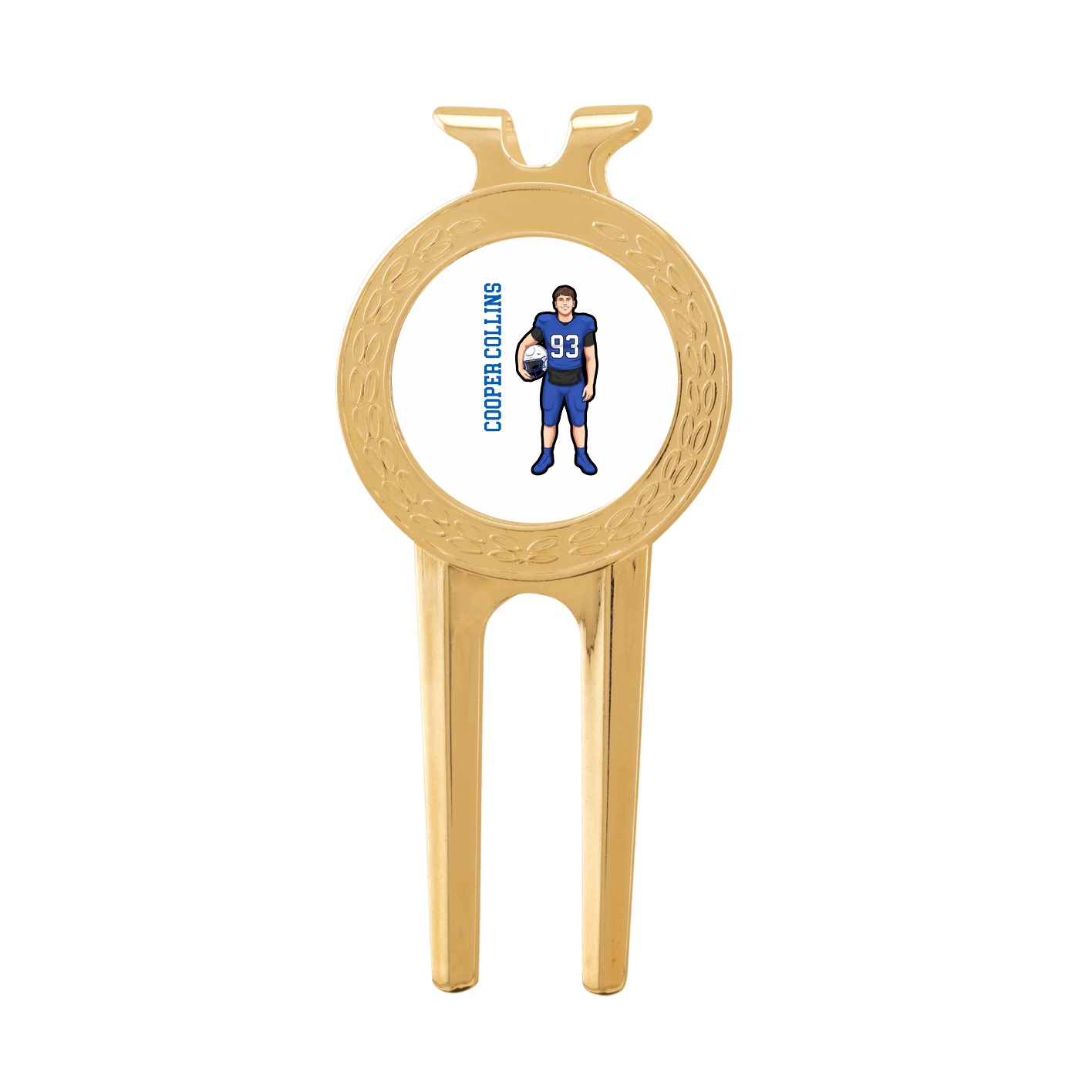 Divot Tool with Ball Marker — Name Vertical in Classic