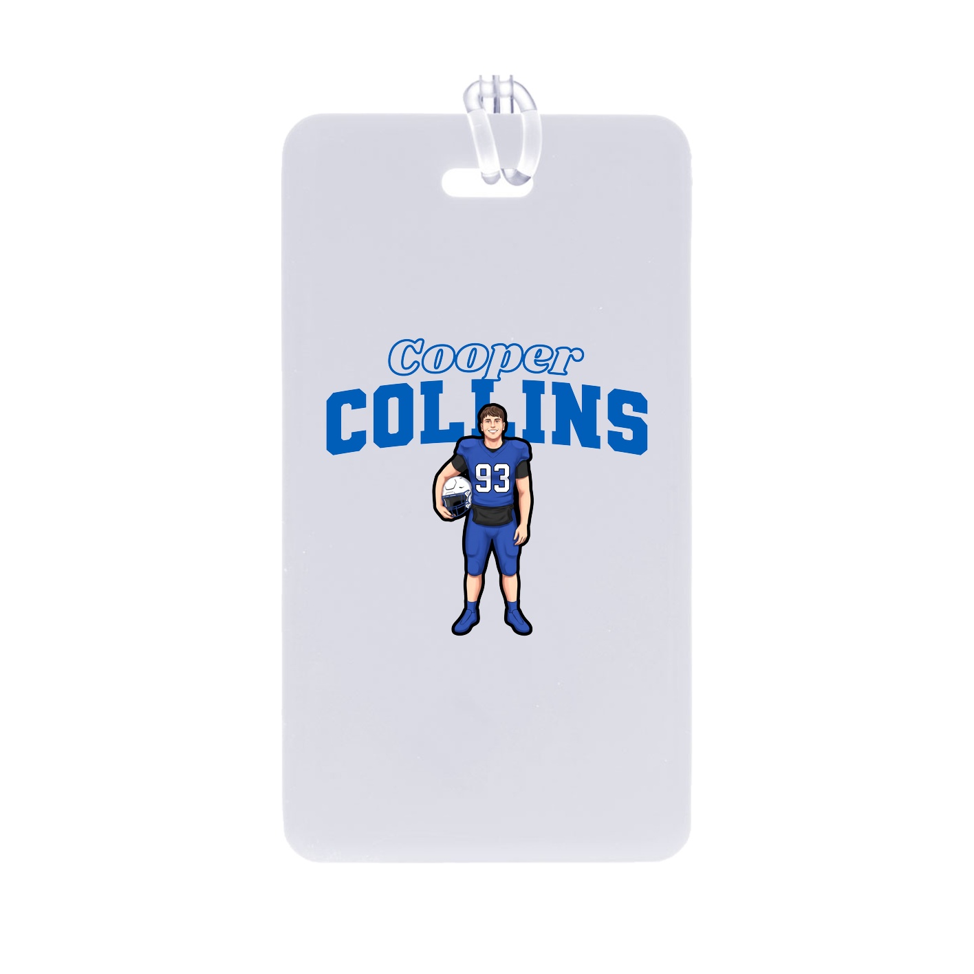 Bag Tag — Name Arch in Classic