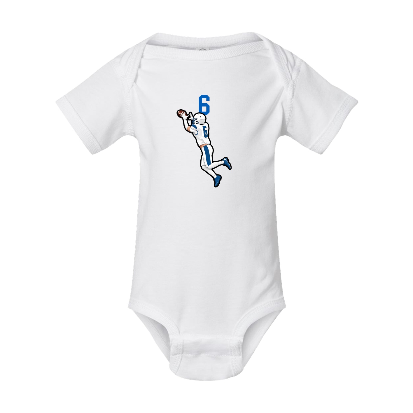 Baby Onesie — Number Top in White