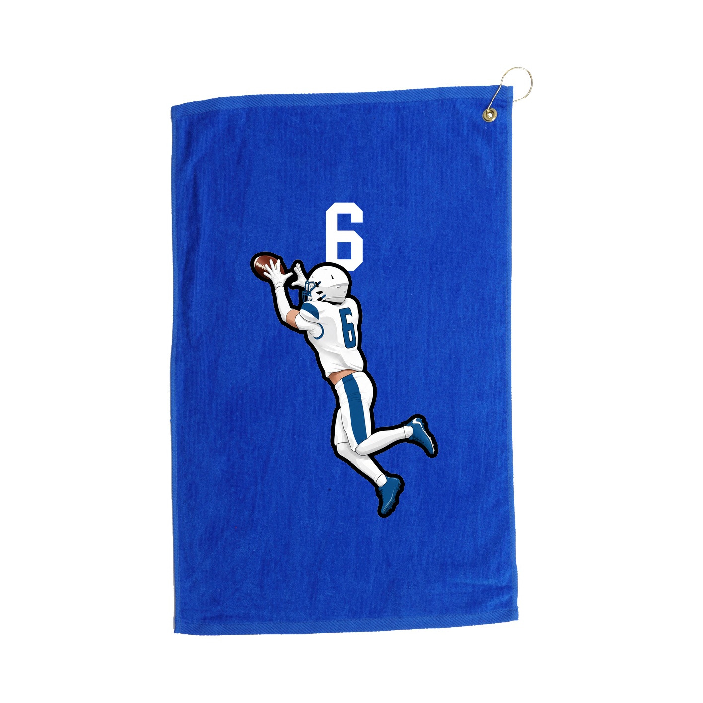 Golf Towel — Number Top in Royal