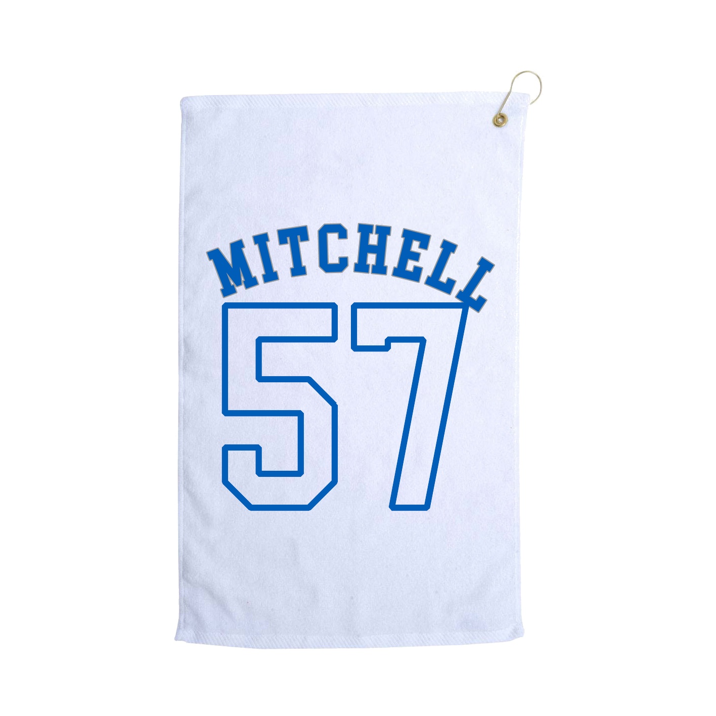 Golf Towel — Shirsey Arch in White