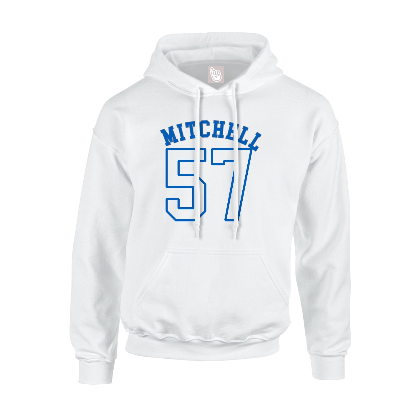 Hoodie — Shirsey Arch in White
