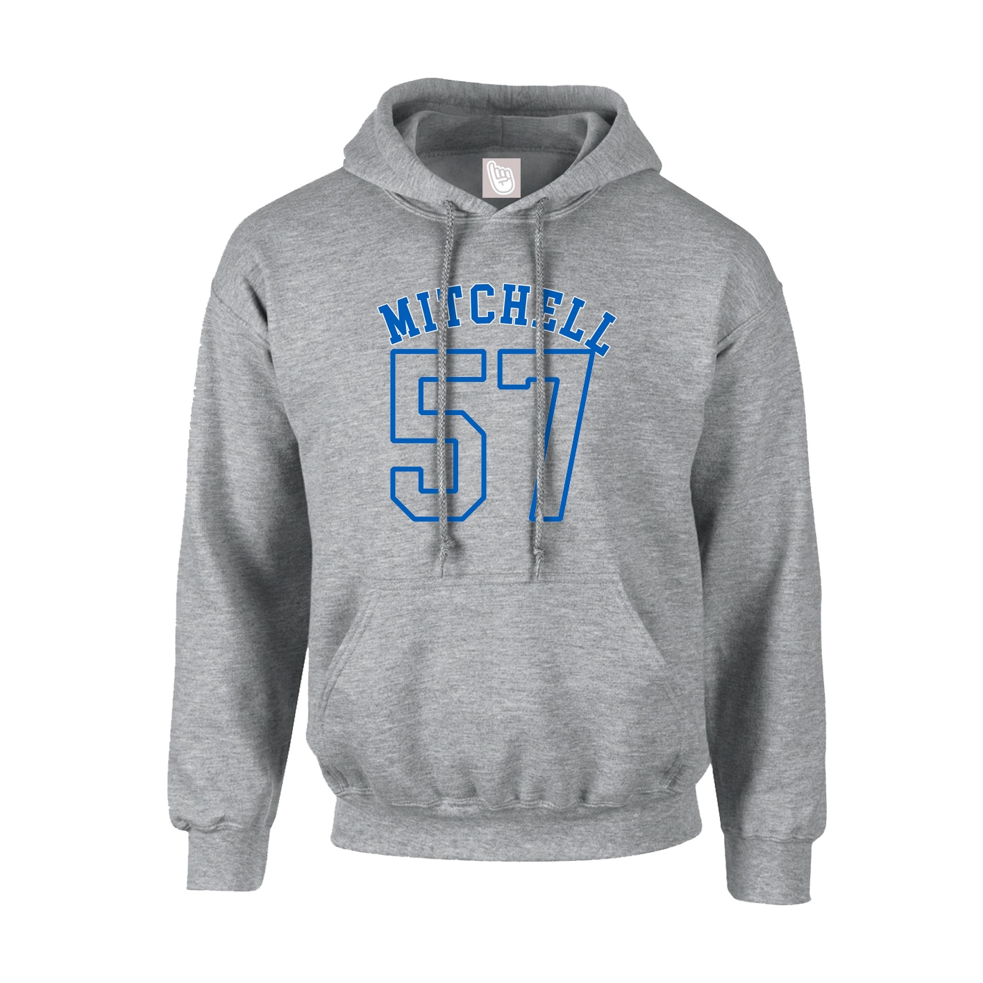 Youth Hoodie — Shirsey Arch in Grey