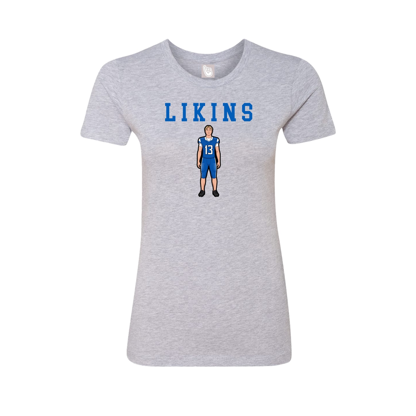 Fitted Women's Tee — Shirsey in Grey