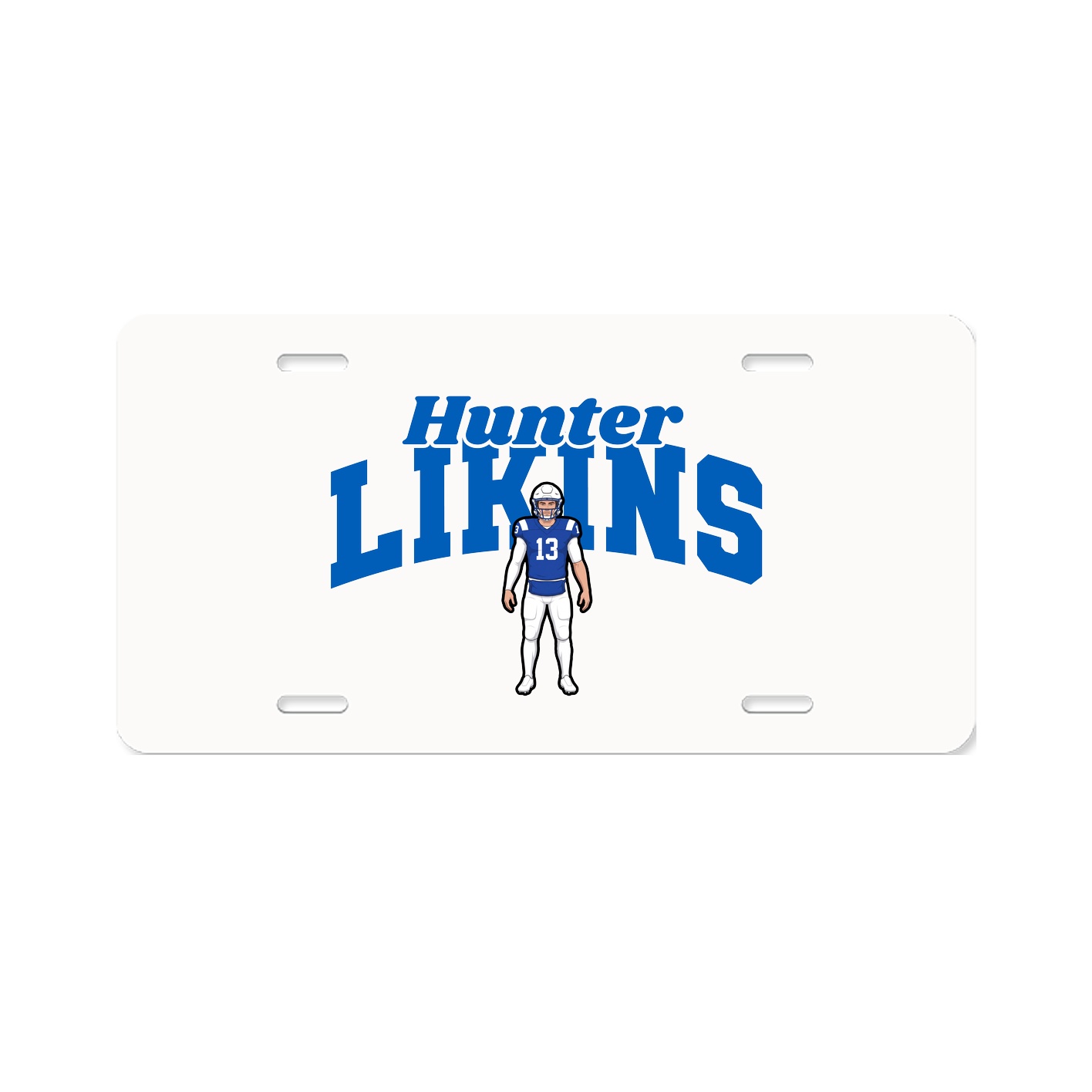 License Plate — Signature Arch in Classic