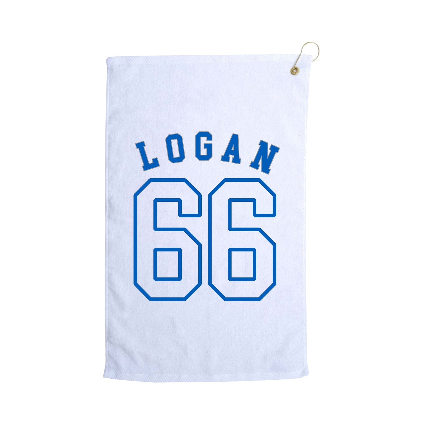 Golf Towel — Shirsey Arch in White