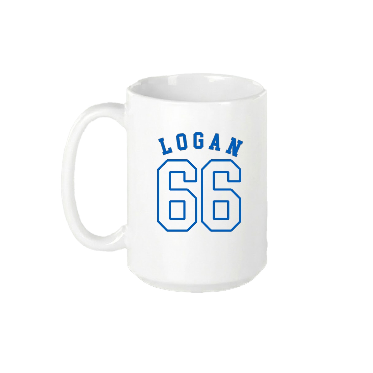 15oz Coffee Mug — Shirsey Arch in White