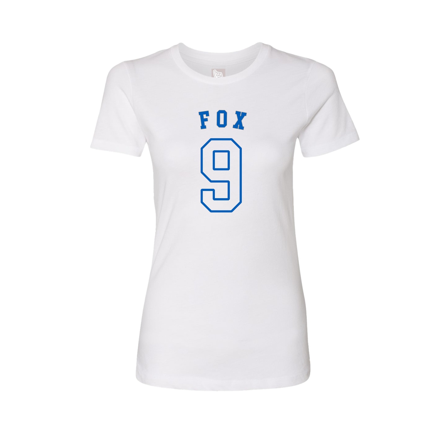 Fitted Women's Tee — Shirsey Arch in White