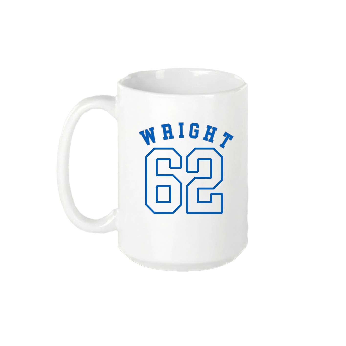 15oz Coffee Mug — Shirsey Arch in White