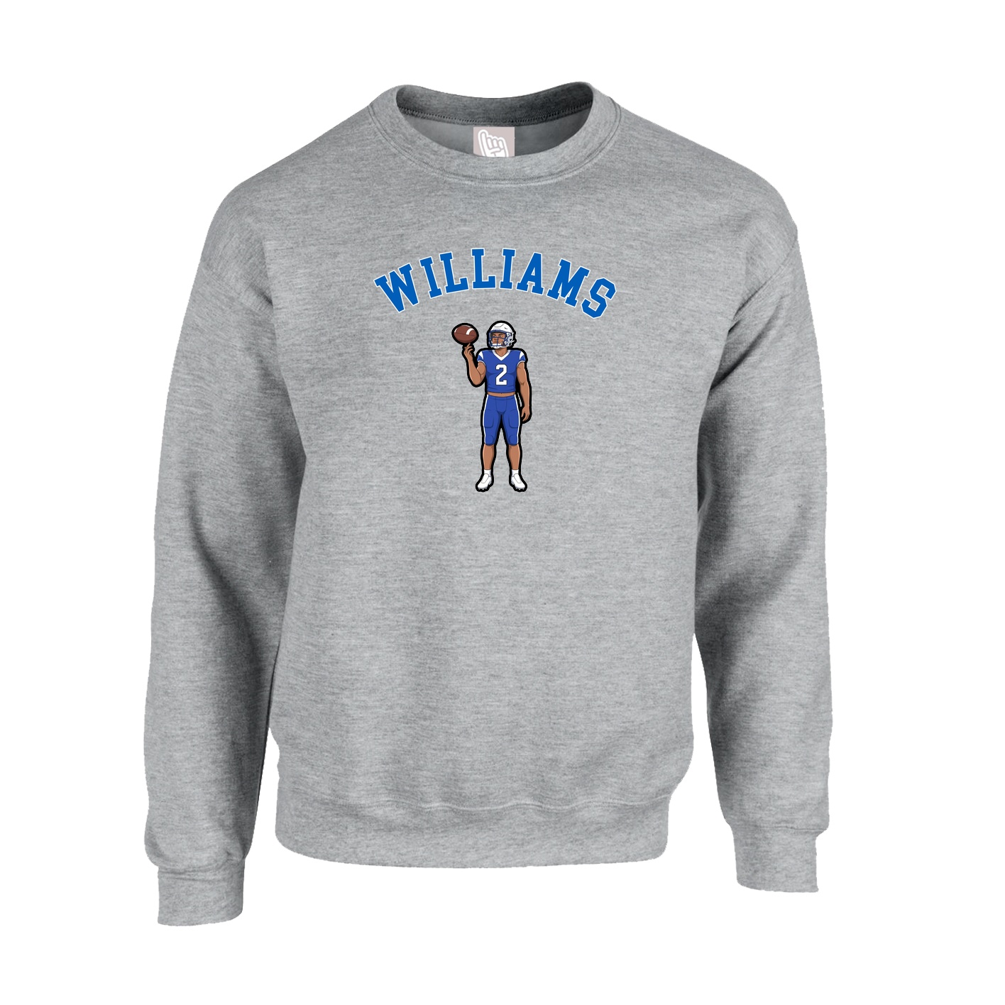 Fleece Crew — Shirsey Arch in Grey