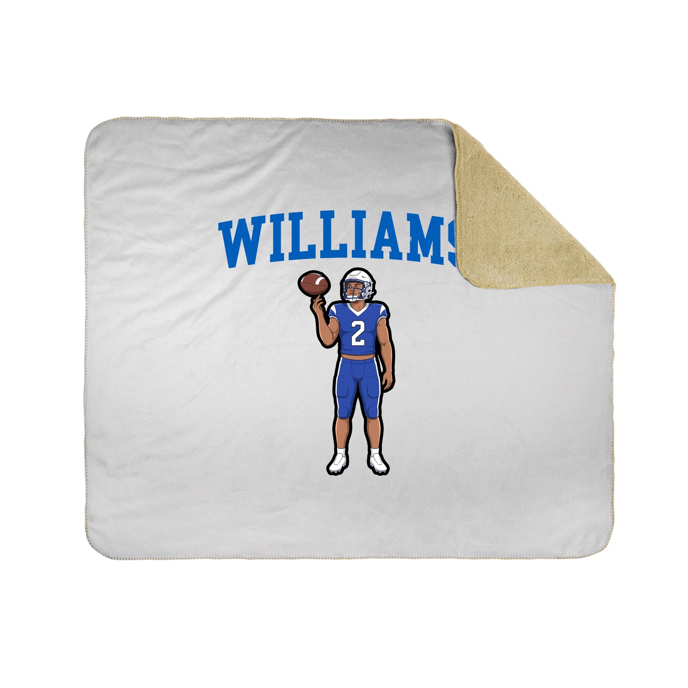 50x60 Sherpa Lined Throw Blanket