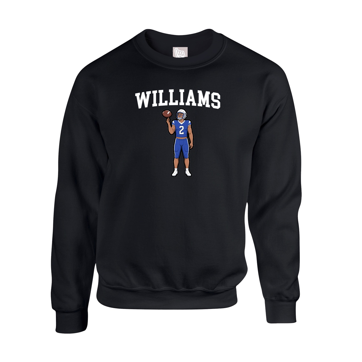 Fleece Crew — Shirsey in Black