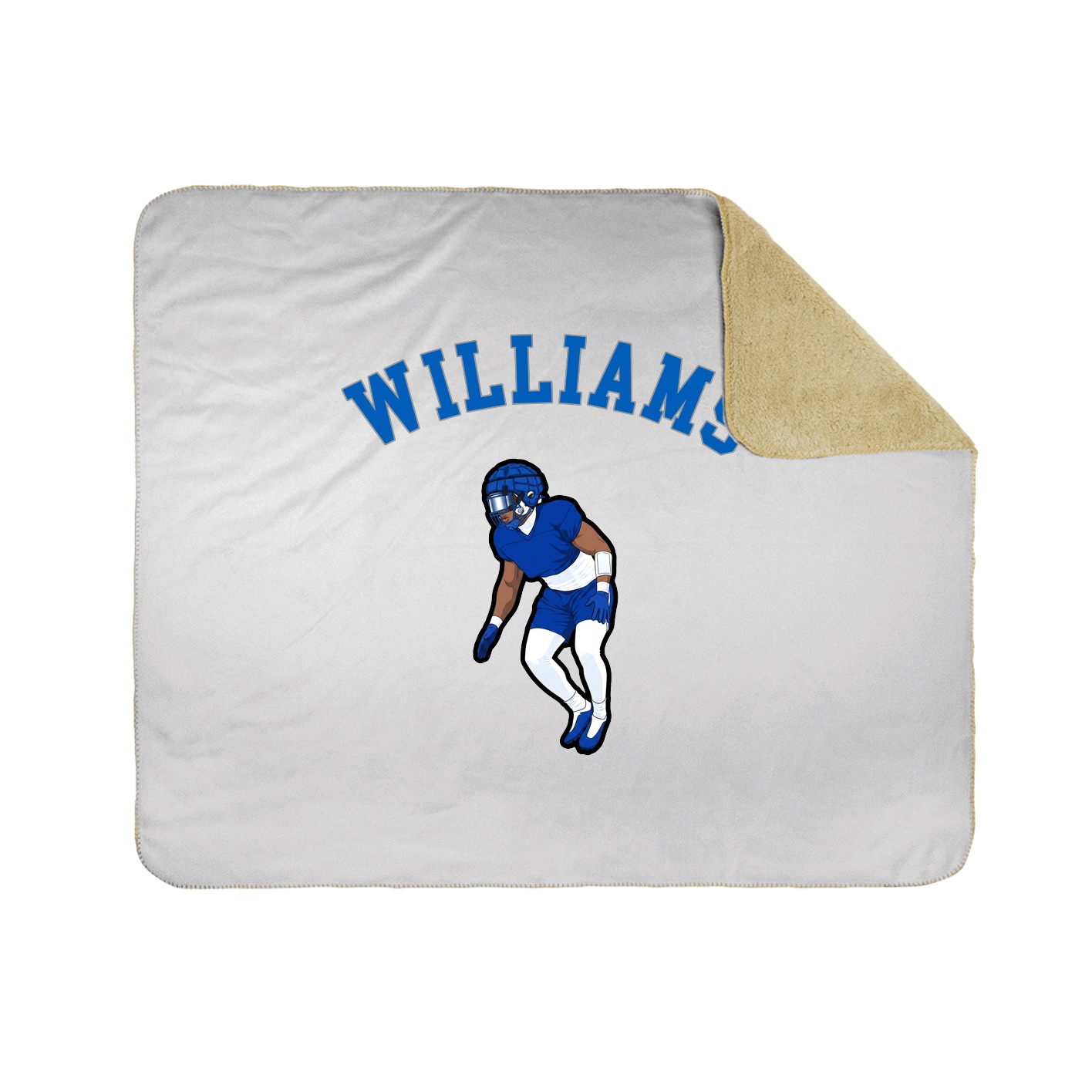 50x60 Sherpa Lined Throw Blanket