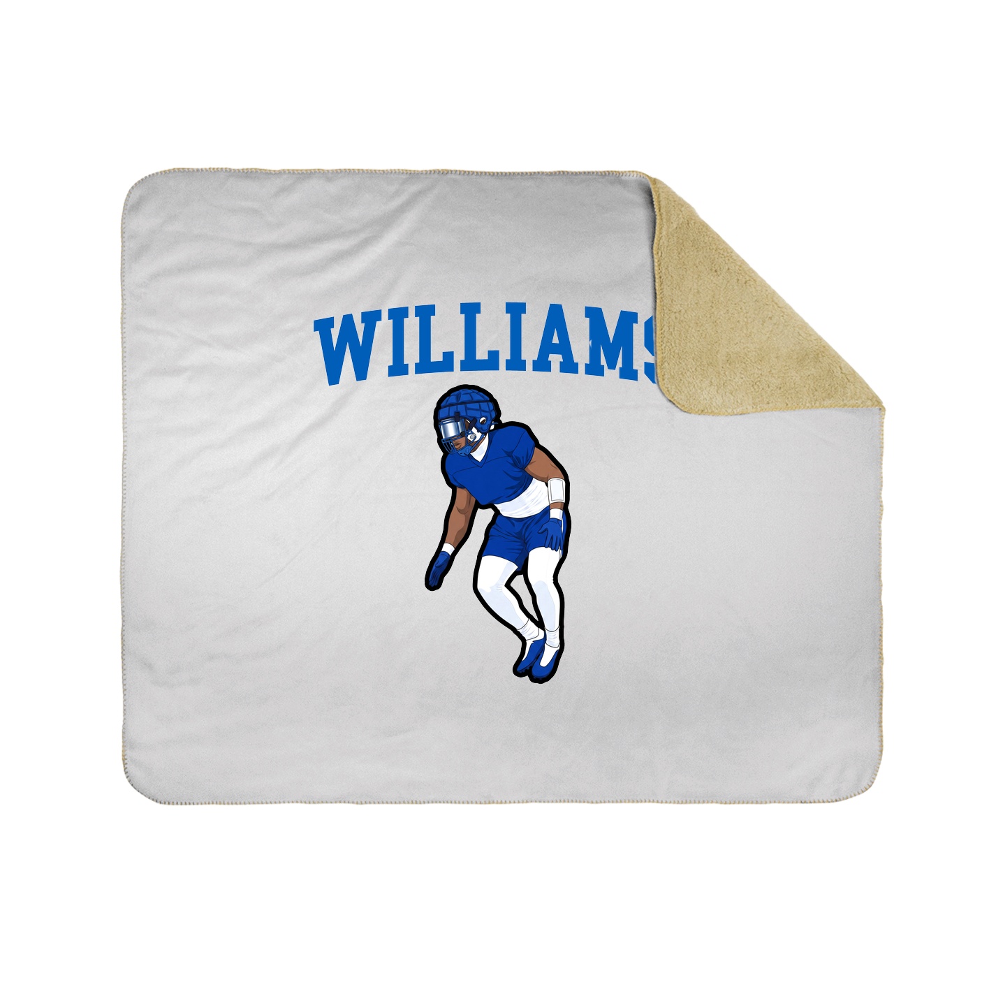 50x60 Sherpa Lined Throw Blanket