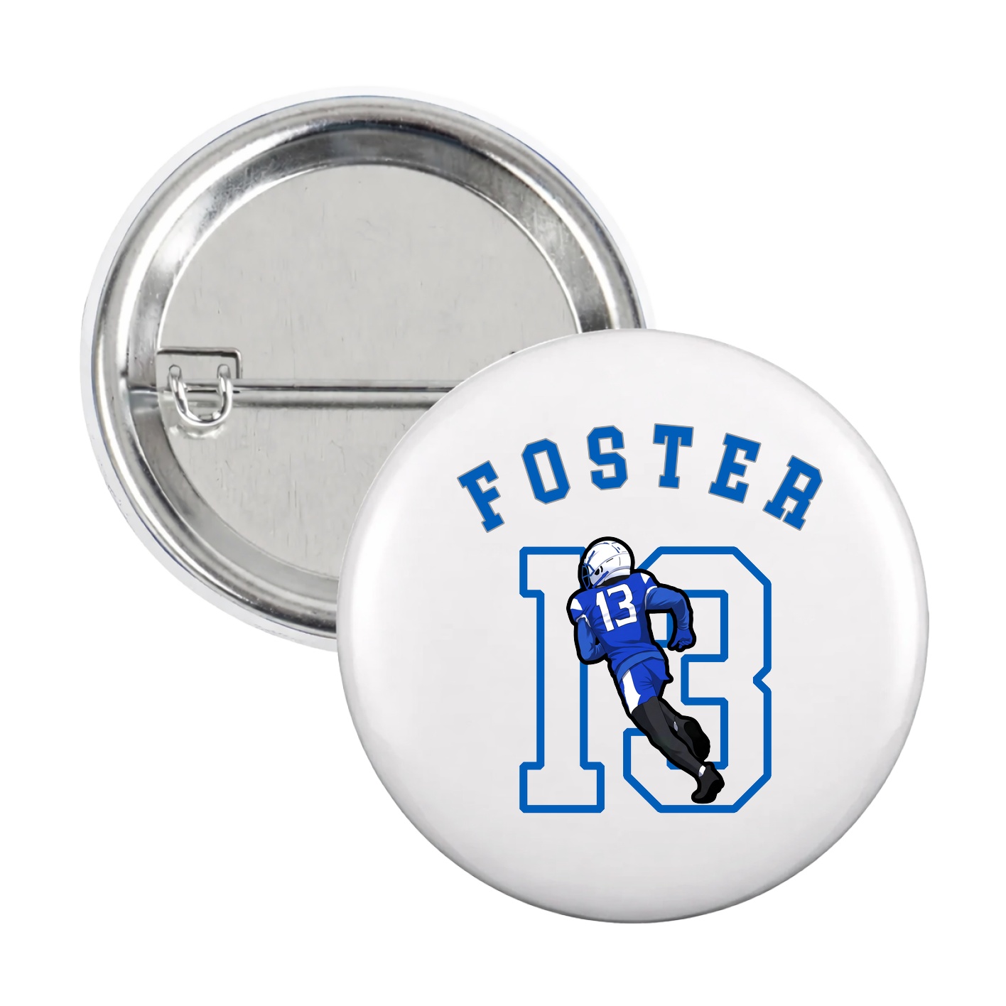 Game Day Button — Shirsey Arch in White