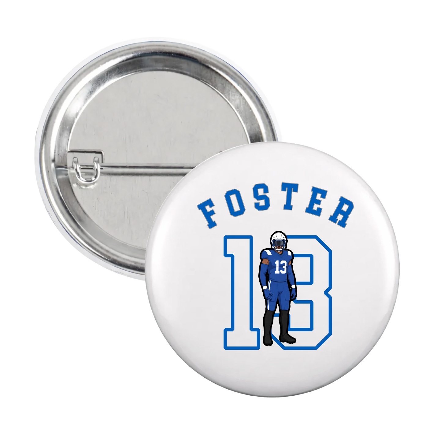 Game Day Button — Shirsey Arch in White