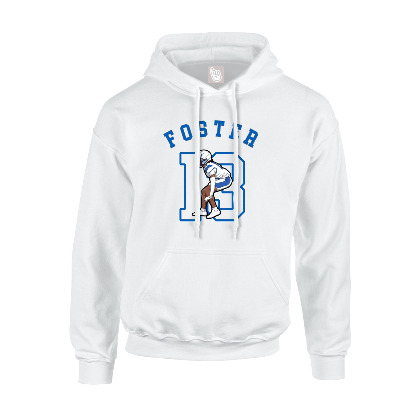 Youth Hoodie — Shirsey Arch in White