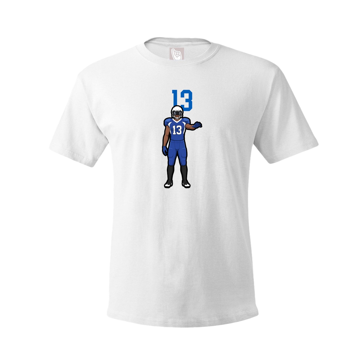 Youth Tee — Number Top in White