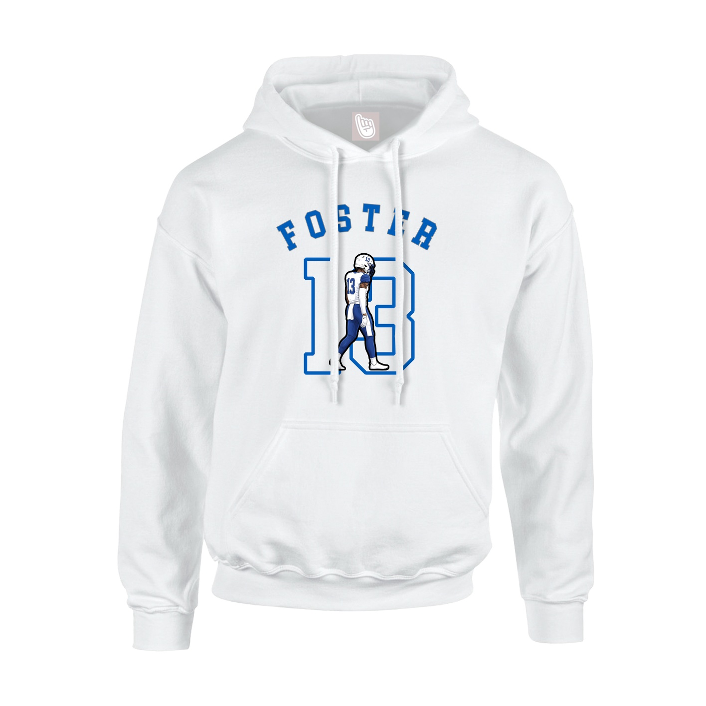 Hoodie — Shirsey Arch in White