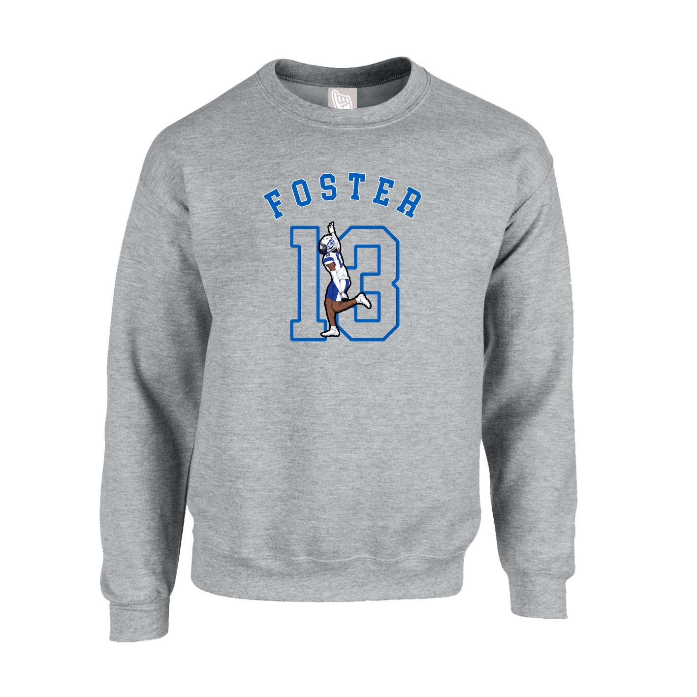 Fleece Crew — Shirsey Arch in Grey