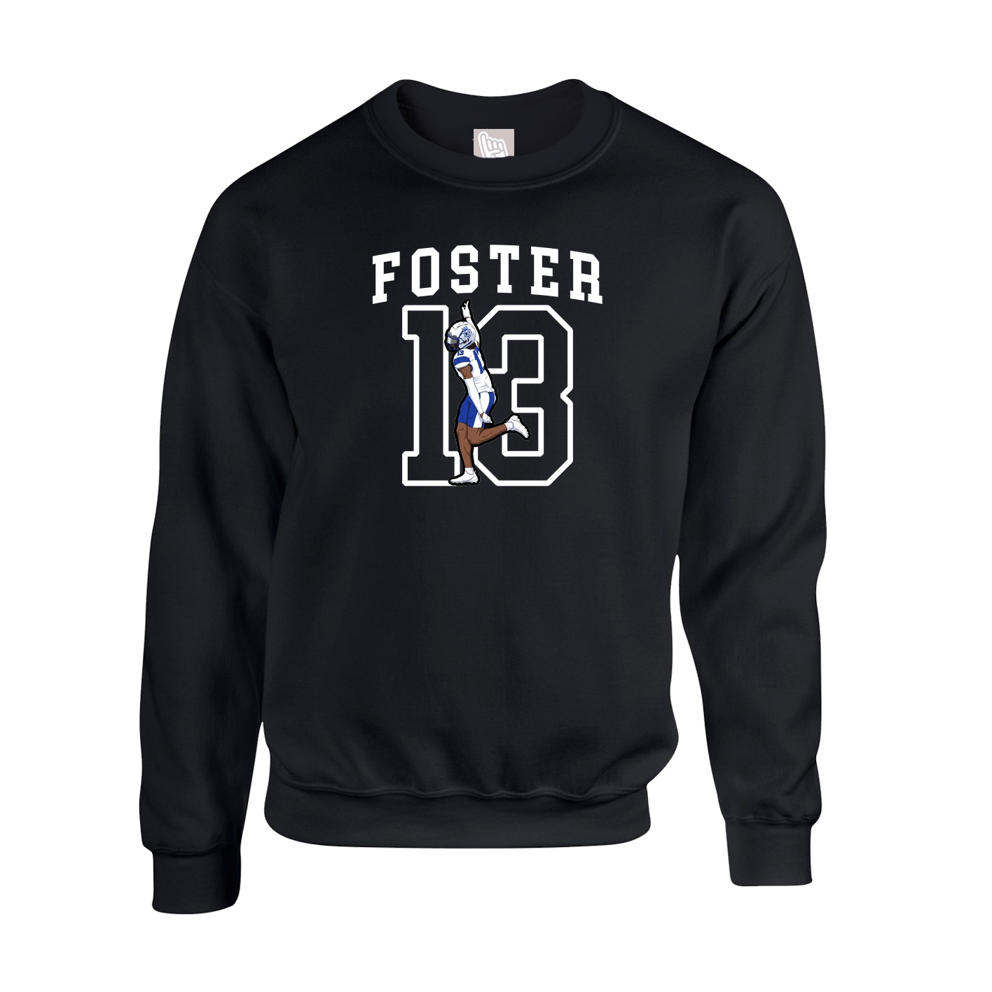 Fleece Crew — Shirsey in Black