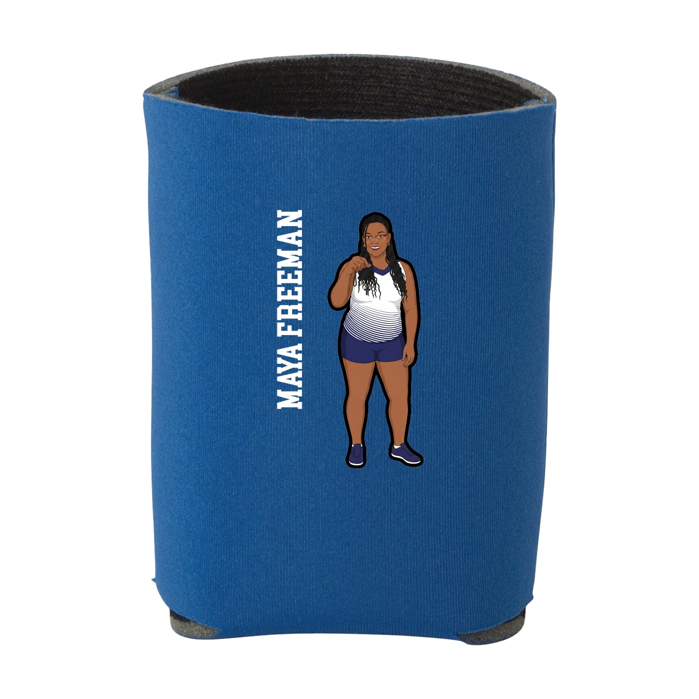Can Holder — Name Vertical in Royal