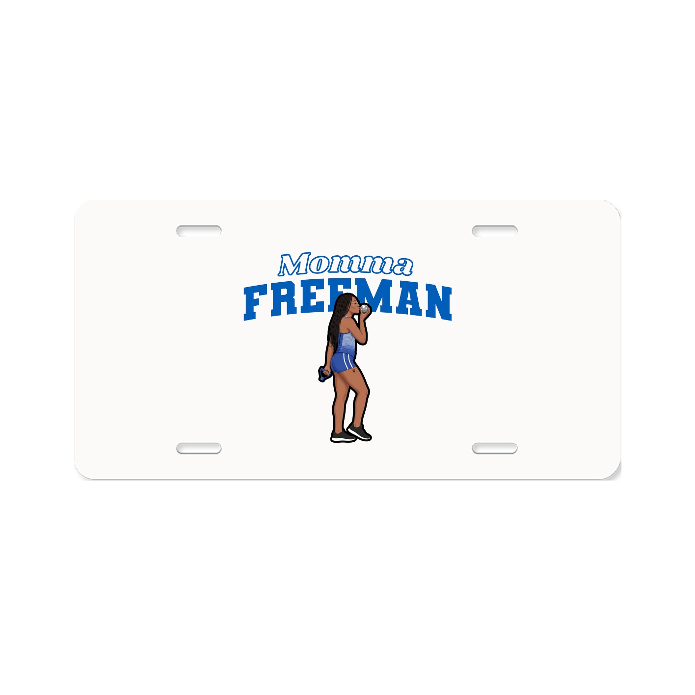 License Plate — Mothers Day Block in Classic