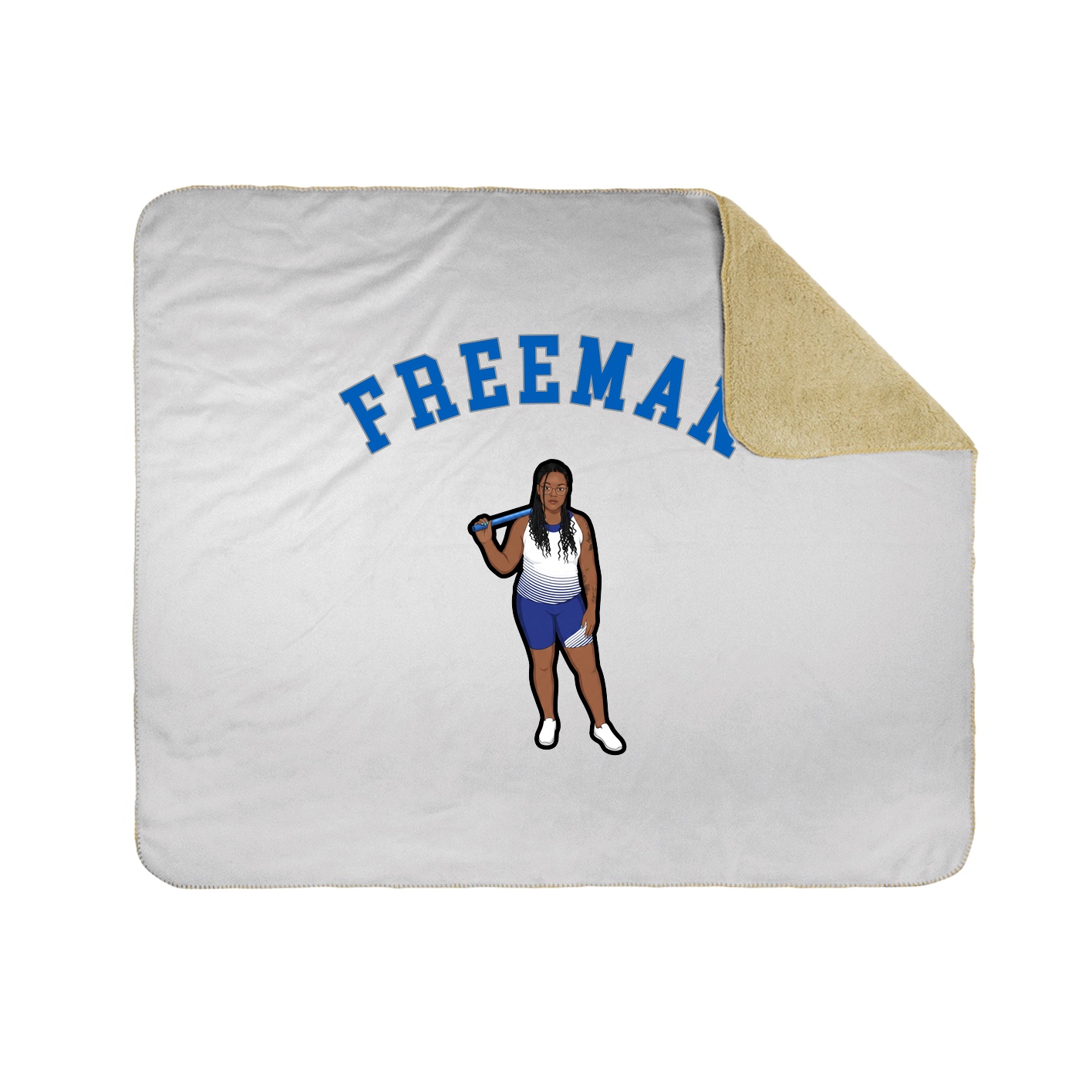 Throw Blanket — Shirsey Arch in White