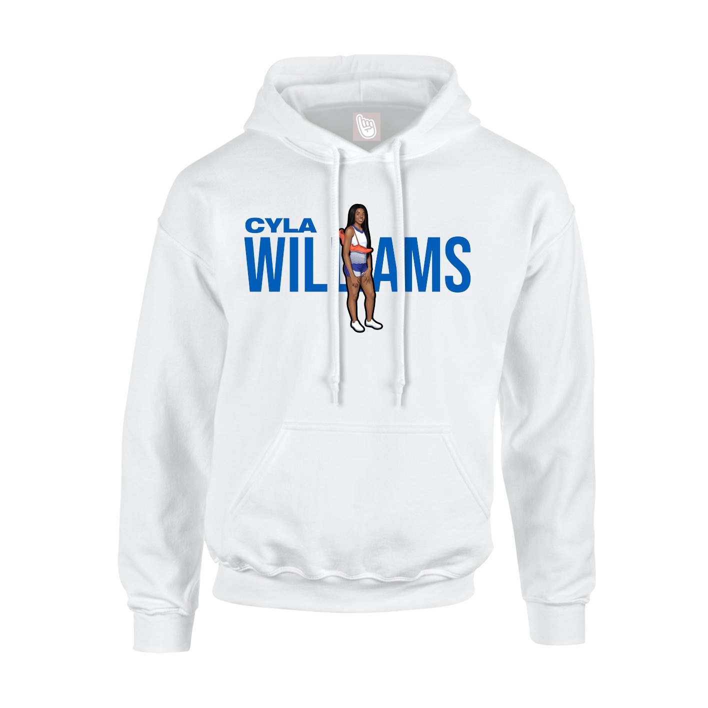 Hoodie — Player Name in White