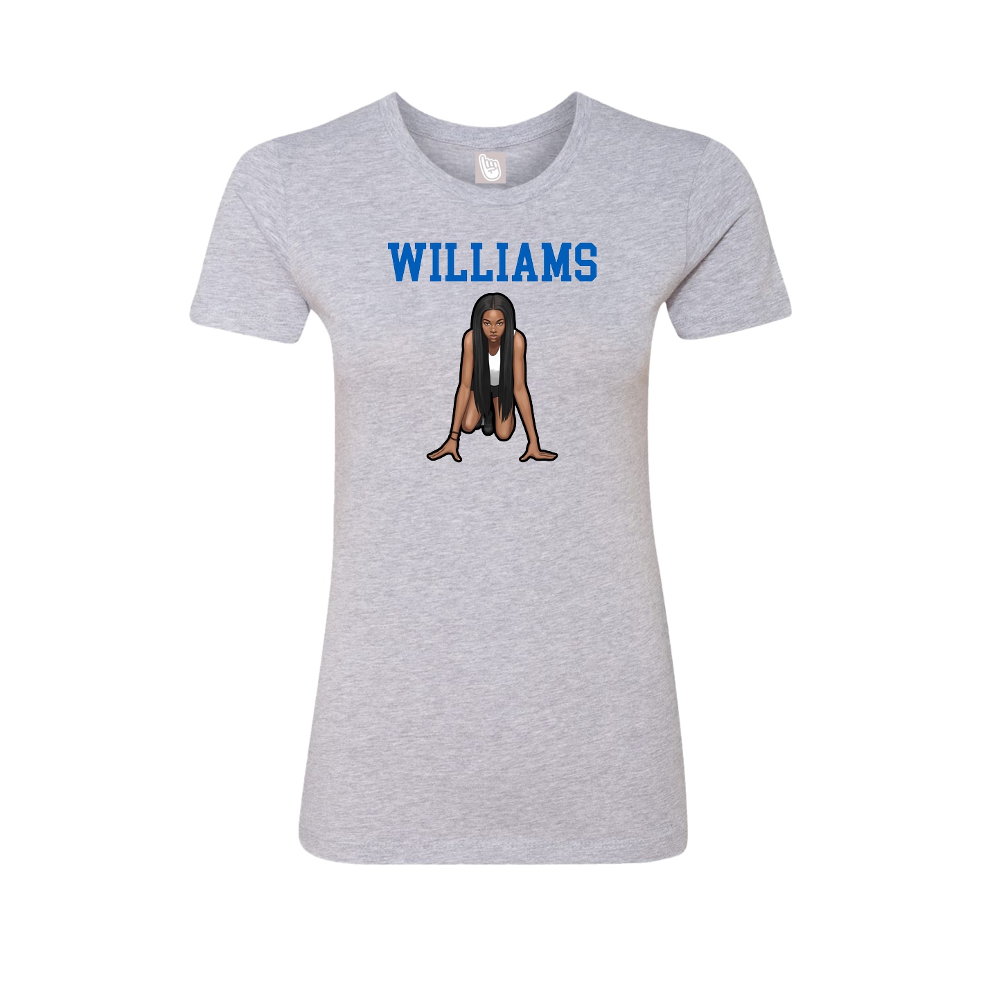 Fitted Women's Tee — Shirsey in Grey