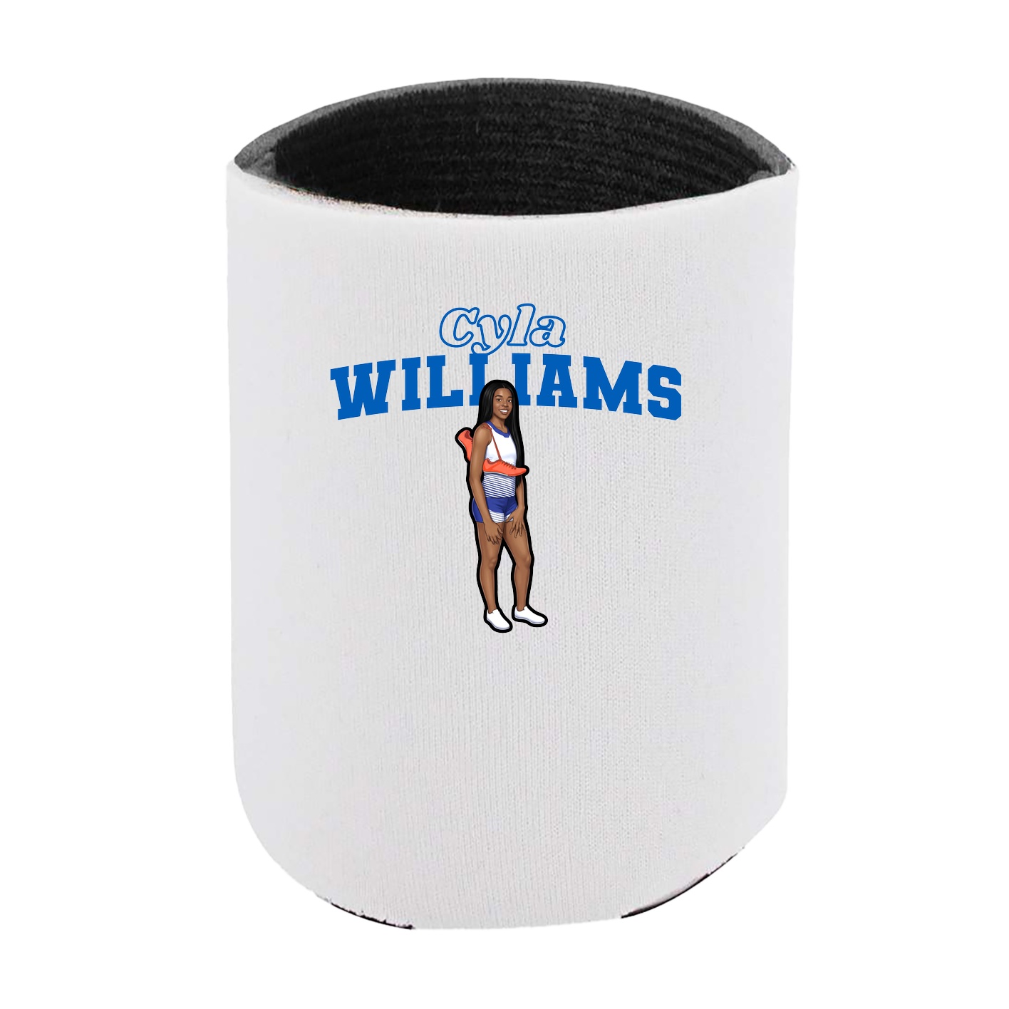 Can Holder — Name Arch in White
