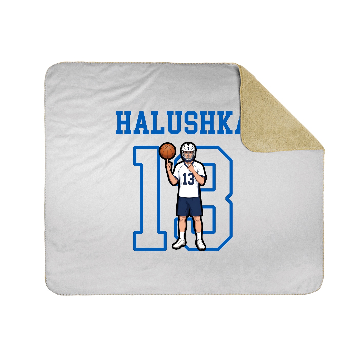 Throw Blanket — Shirsey in White