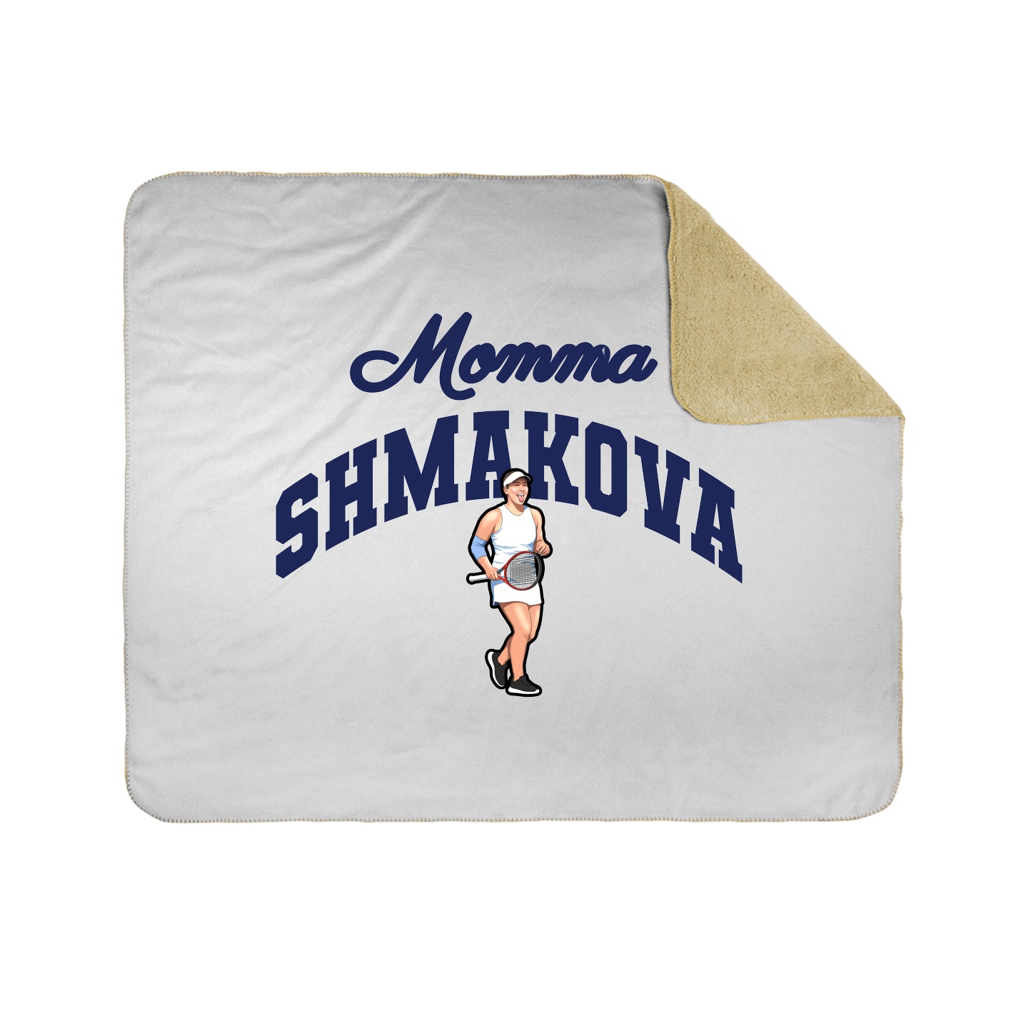 Throw Blanket — Mothers Day Arch in White