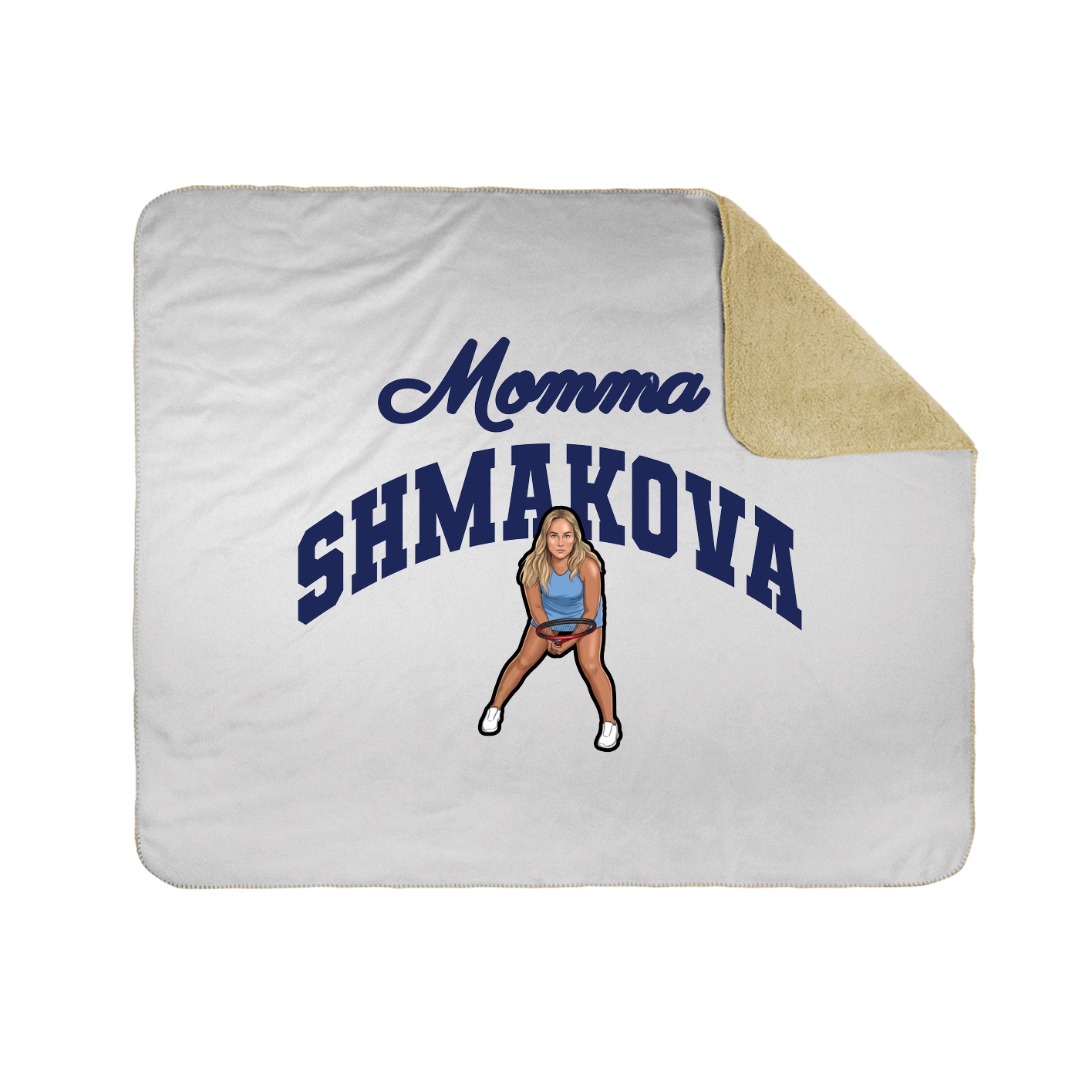 Throw Blanket — Mothers Day Arch in White