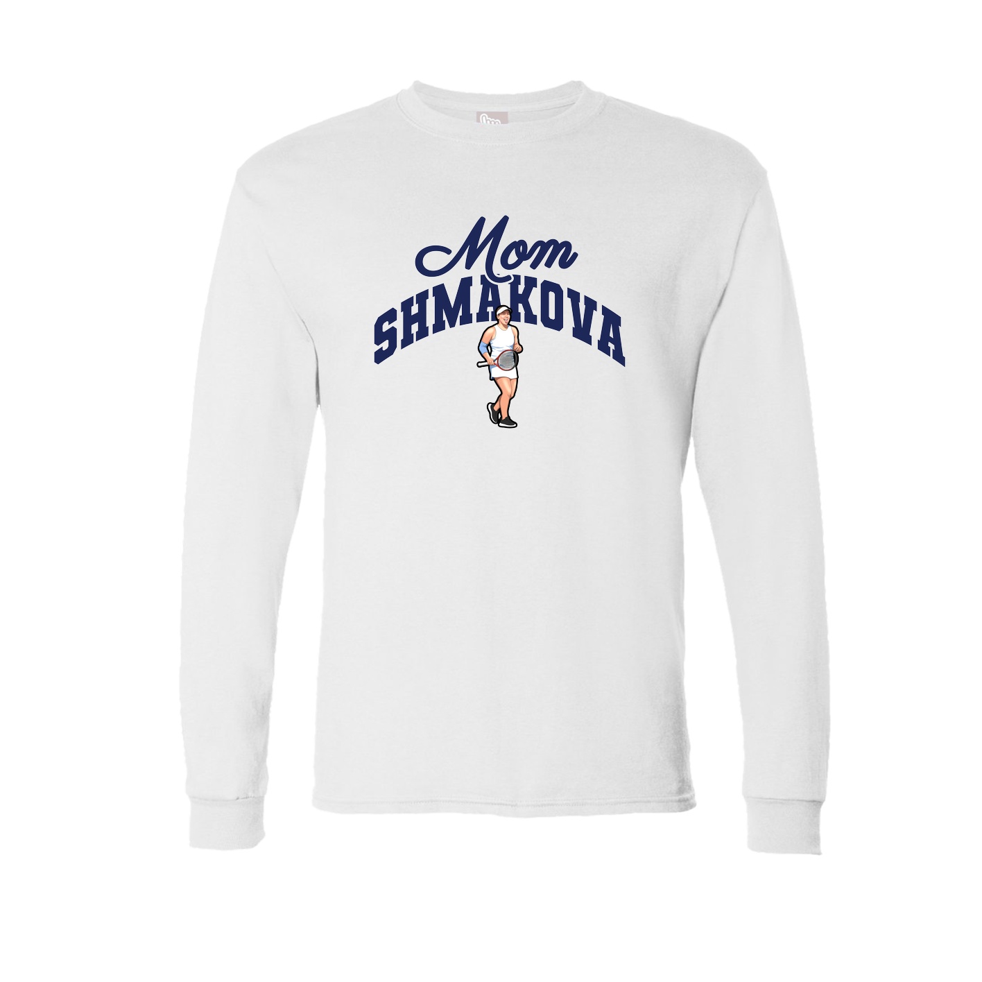 Long Sleeve Tee — Mothers Day Arch in White