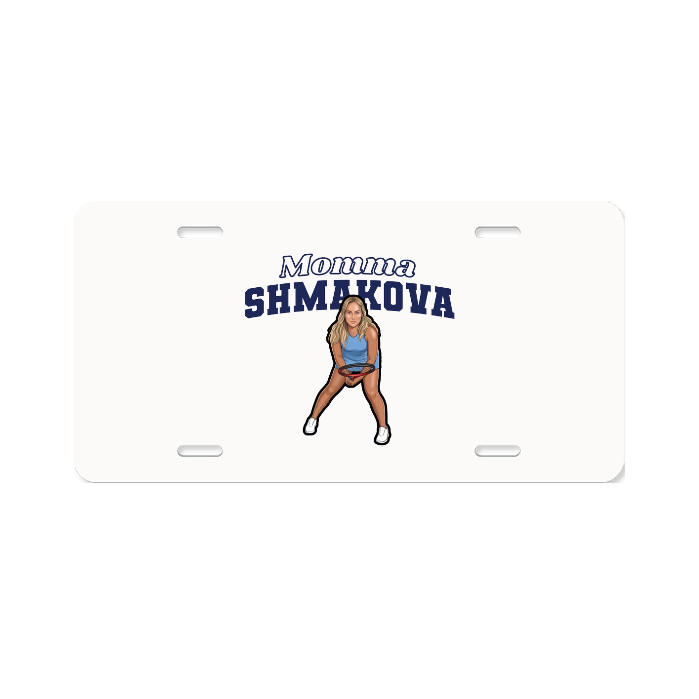 License Plate — Mothers Day Block in Classic