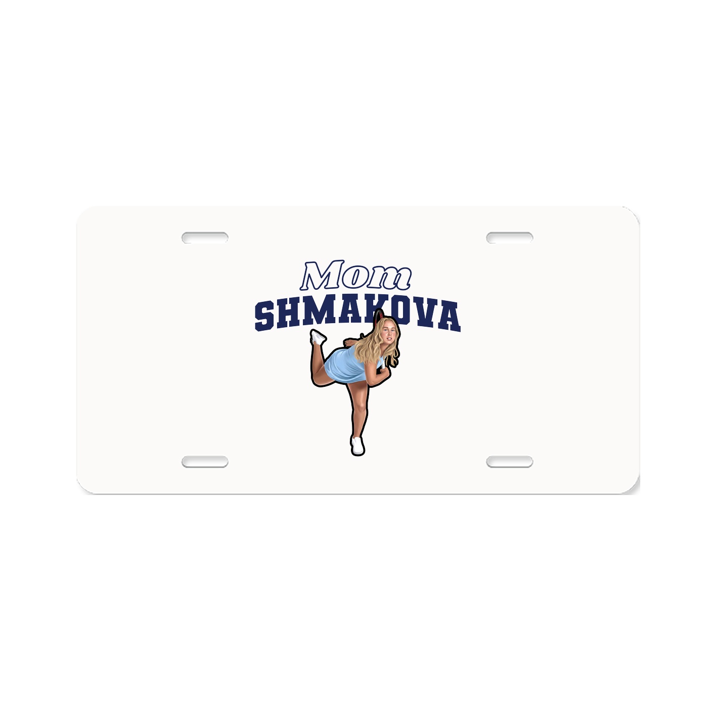 License Plate — Mothers Day Block in Classic