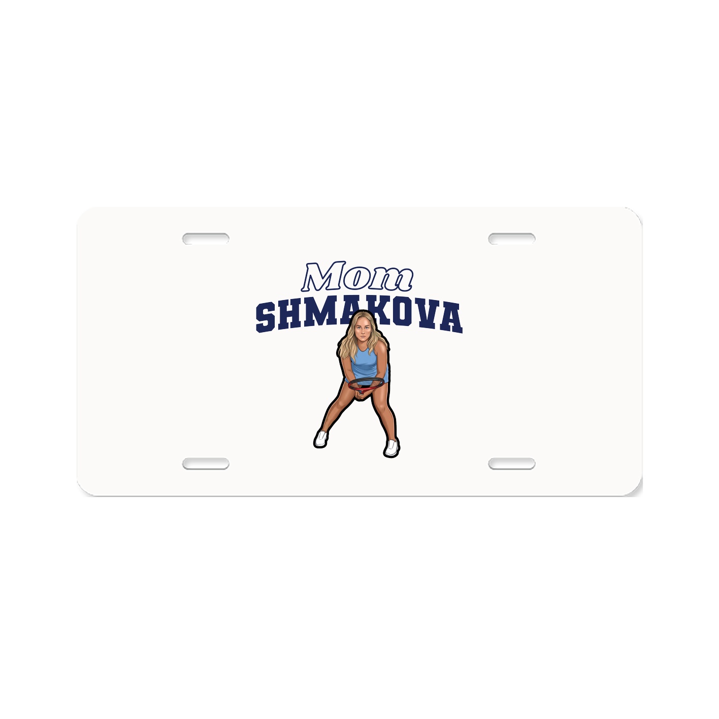 License Plate — Mothers Day Block in Classic