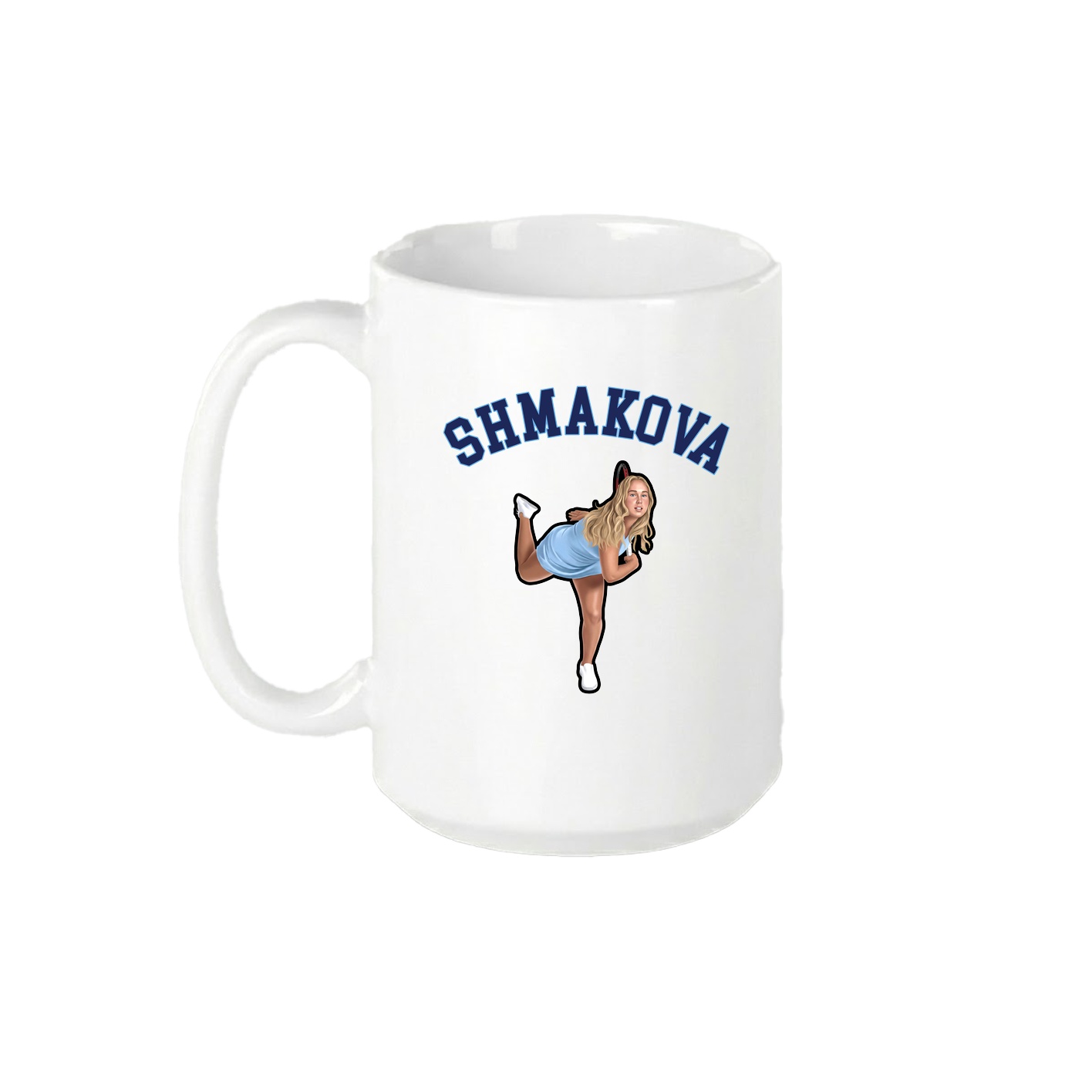 15oz Coffee Mug — Shirsey Arch in White