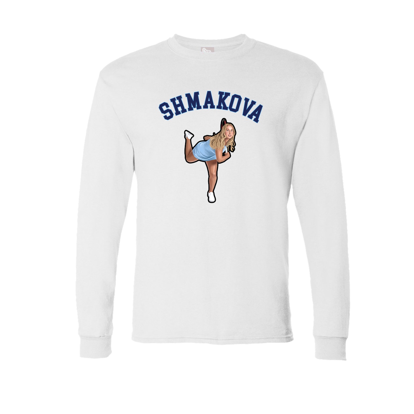 Long Sleeve Tee — Shirsey Arch in White