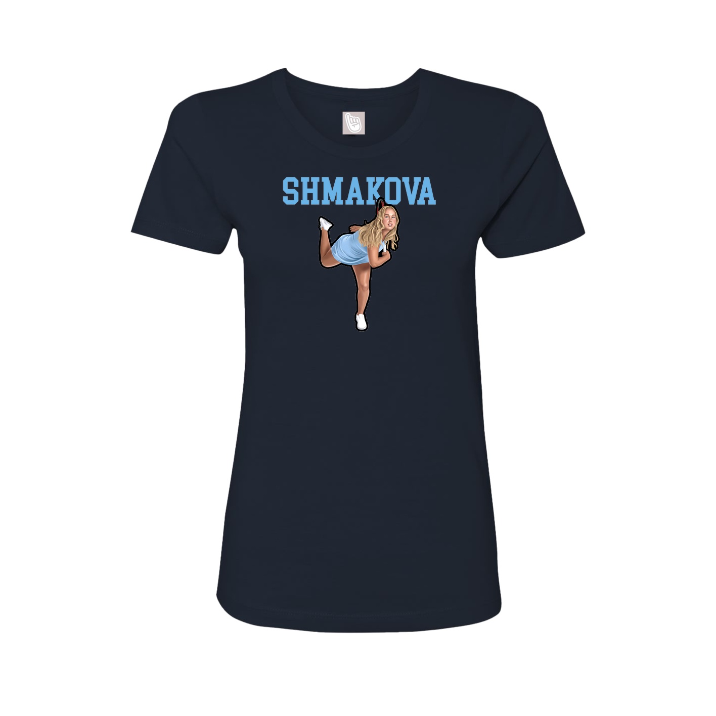 Fitted Women's Tee — Shirsey in Navy