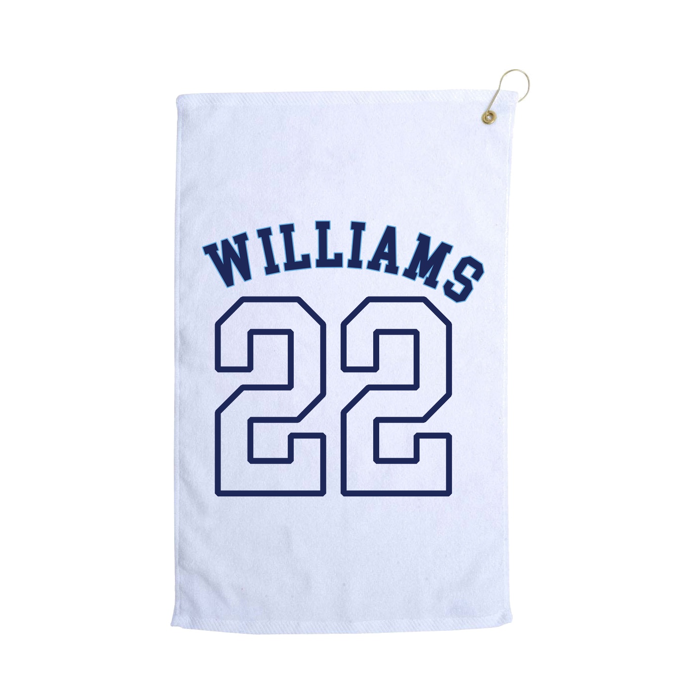 Golf Towel — Shirsey Arch in White