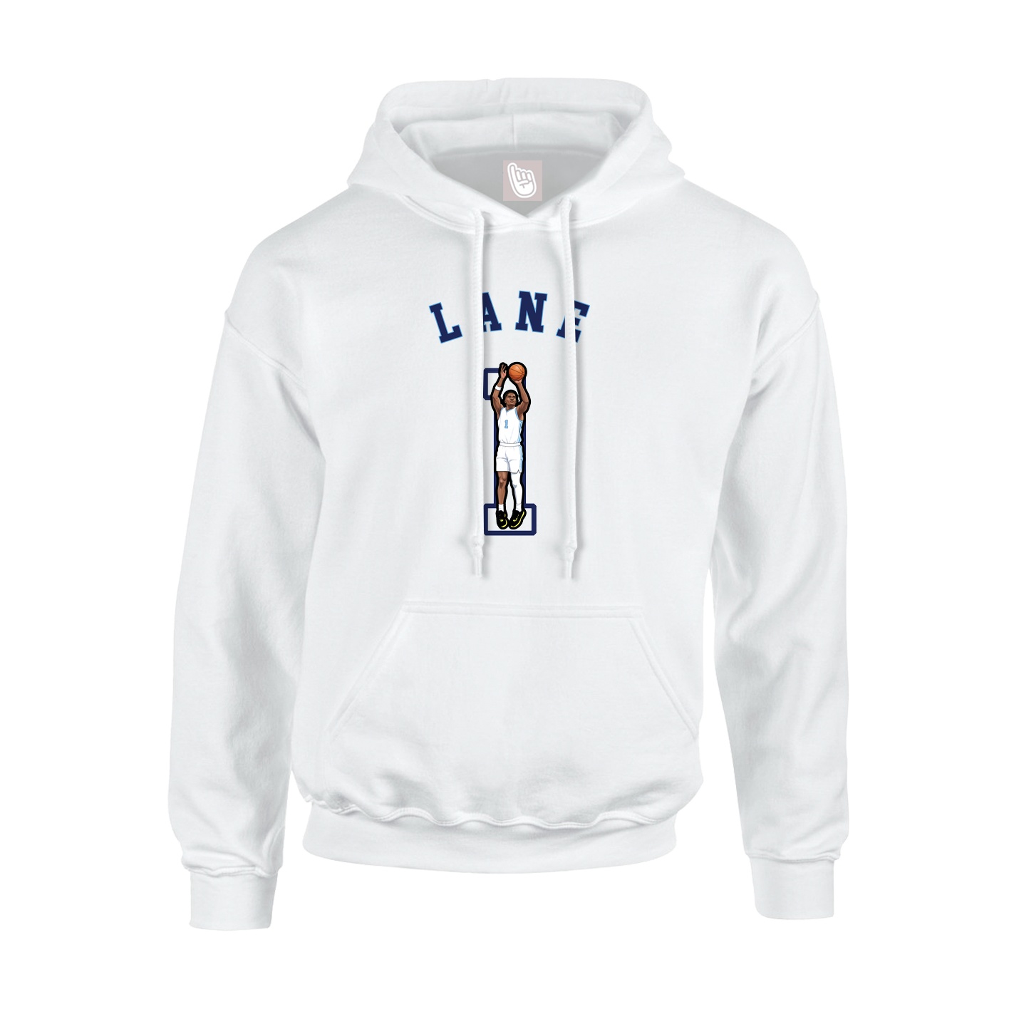 Hoodie — Shirsey Arch in White