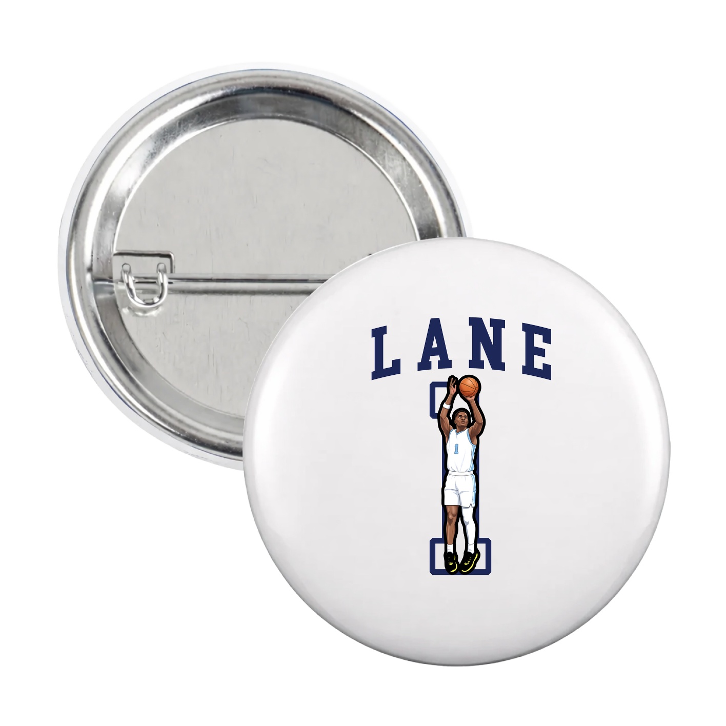 Game Day Button — Shirsey in White